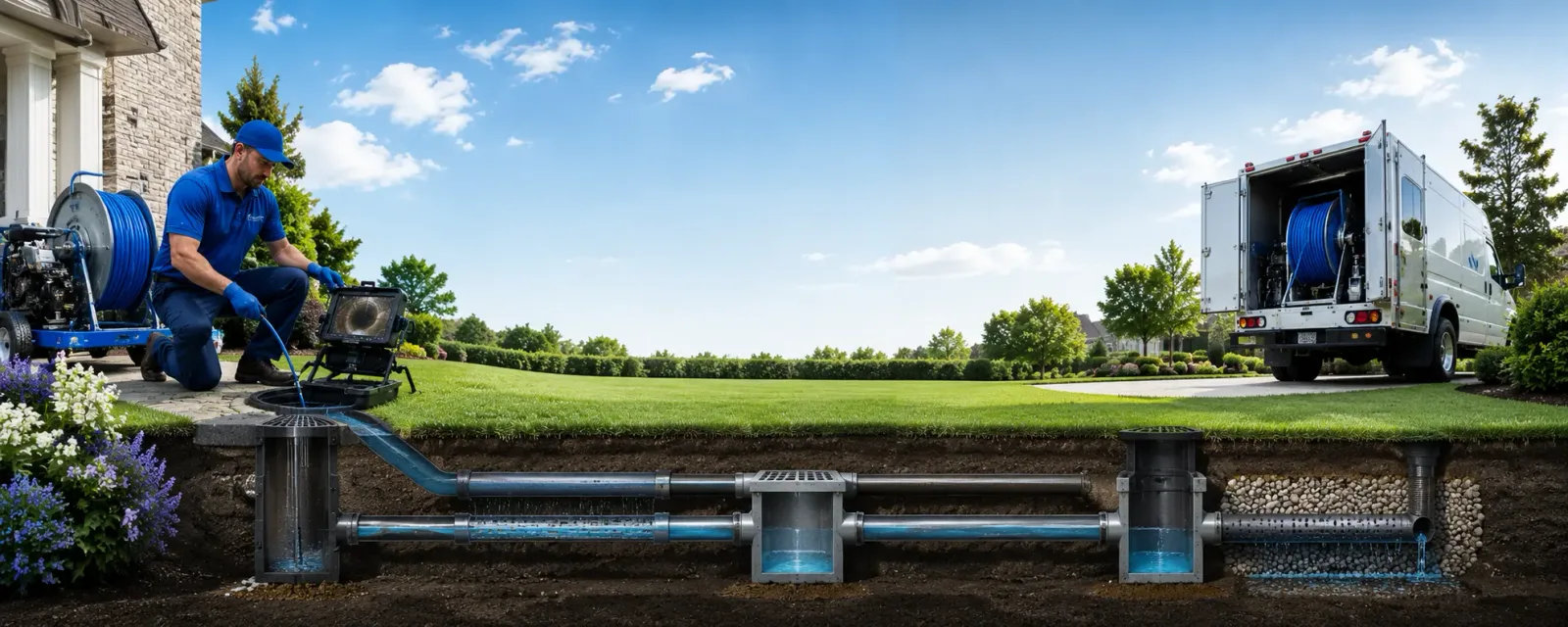Outdoor drain cleaning information for Rockville, NE